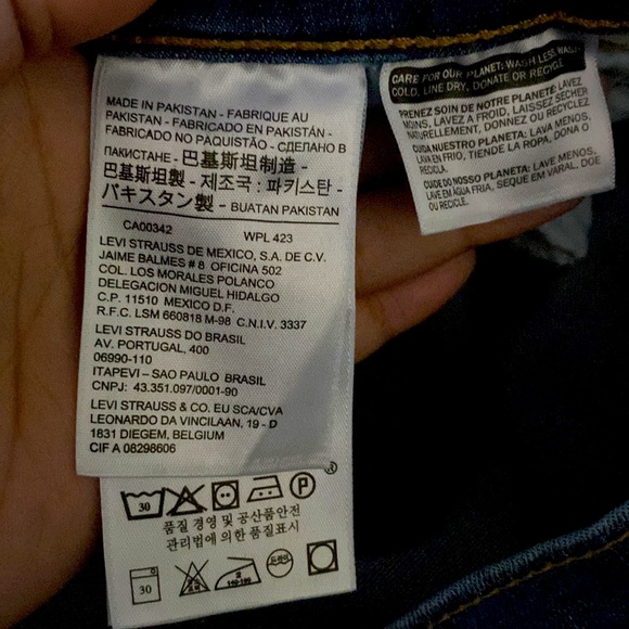 Levis 710 Super Skinny Jeans - Picture 9 of 15
